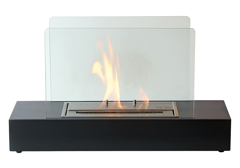 Camino a Bioetanolo da Tavolo 60x20x35 cm 2000W 1,5L Mantova Nero 