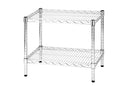 Scaffale in Acciaio Cromato 2 Ripiani Tosini Linea 2X45 - 45x60x50cm\/
