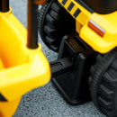 Camion Cavalcabile per Bambini con Pala e Rimorchio 91x29x44 cm Giallo  