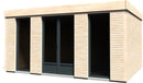 Casetta Abitabile da Giardino 4,97x3,65m Senza Pavimento con Pareti Isolanti Decor Home 15m²