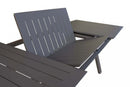 Tavolo Zante Allungabile 200/300x110x75 h cm in Alluminio Taupe