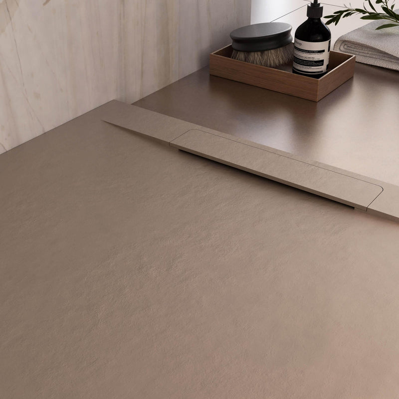 Piatto Doccia in Pietra Bonussi Ardesia Calcutta Moka Varie Misure