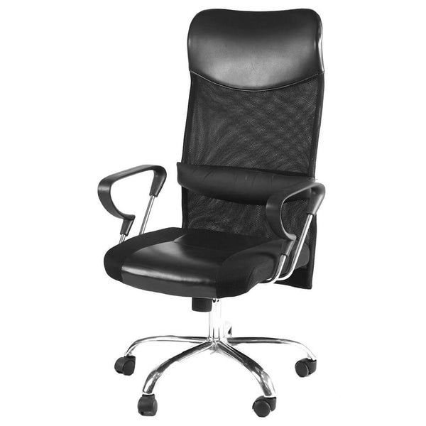 Fauteuil de bureau présidentiel noir en tissu respirant Tosini W 1008 online