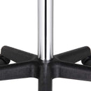 Sgabello Estetista Girevole Schienale Seduta in Ecopelle Salone Studio Bianco