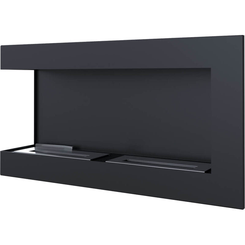 Camino a Bioetanolo da Incasso 90x48 cm Flig Tampa Nero Angolo a Sinistra