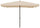 Parasol de jardin rectangulaire 2x3 m Mât Ø48 mm Structure Acier Extérieur Écru