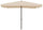 Parasol de jardin rectangulaire 2x3 m Mât Ø48 mm Structure Acier Extérieur Écru
