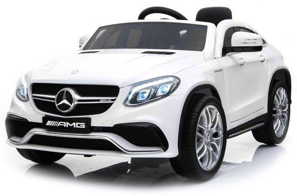 Voiture électrique pour enfants 12V Mp4 avec permis Mercedes GLE 63 AMG Coupè Blanc prezzo