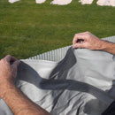 Piscina Ovale Fuori Terra 500x300xh132 cm in Acciaio e PVC Gre Groenlandia