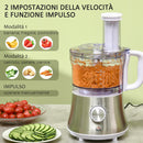 Frullatore 2 Velocità 20,5x19x16 cm 500W con Caraffa Bianco