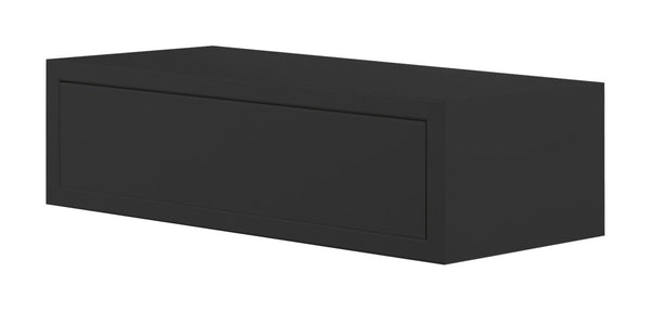 online Mensola da Parete 1 Cassetto 45x13,4x20 cm in Fibra di Legno Lego Nero
