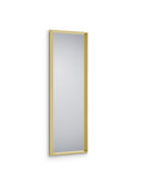 Specchio da Parete 50x150x6 cm in Legno Abbie Oro
