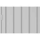 Casetta Box da Giardino 249,1x209,3x231,3 cm in Acciaio Zincato Grigio
