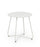 Tavolino da Esterno Ø45x45h cm in Acciaio Verniciato Austin Bianco