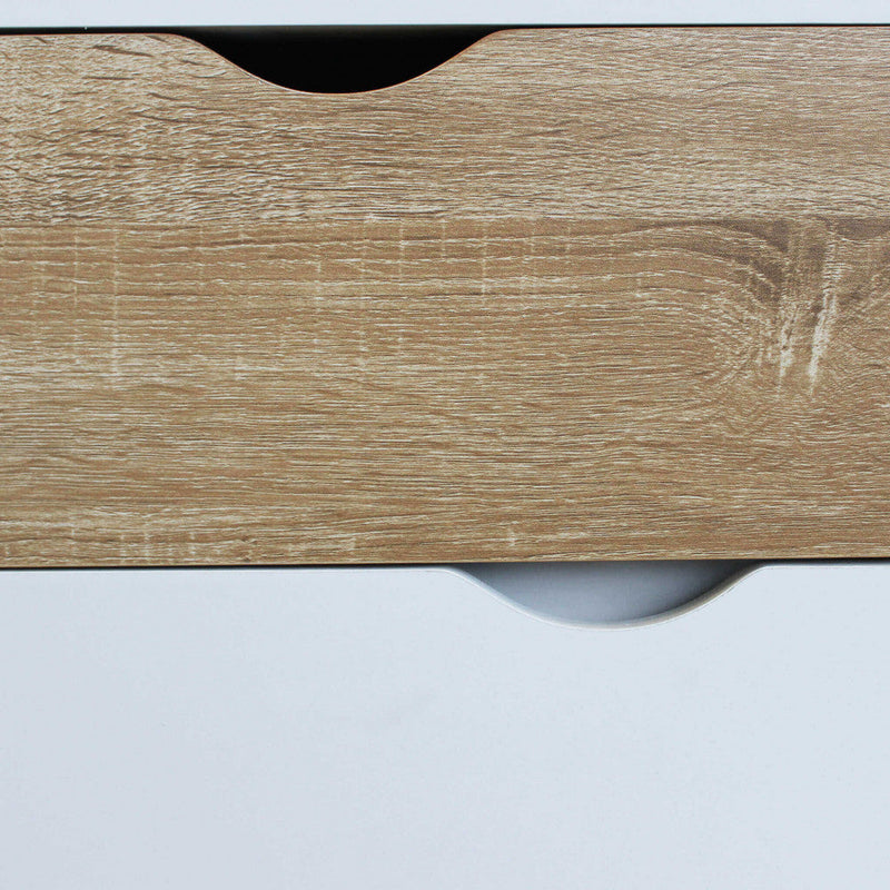 Mobile Wesley 99x39x101 h cm in Legno Bianco