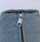 Set Salotto da Giardino Divano 2 Poltrone e Tavolino con Cuscini in Alluminio Antracite