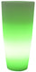 Vase Lumineux Rond Ø33x70 cm Bauer Home Light Ice et Vert