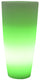 Vase Lumineux Rond Ø33x70 cm Bauer Home Light Ice et Vert