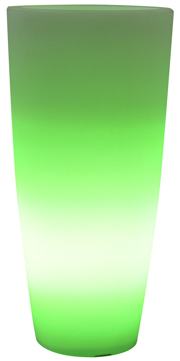 acquista Vase Lumineux Rond Ø33x70 cm Bauer Home Light Ice et Vert