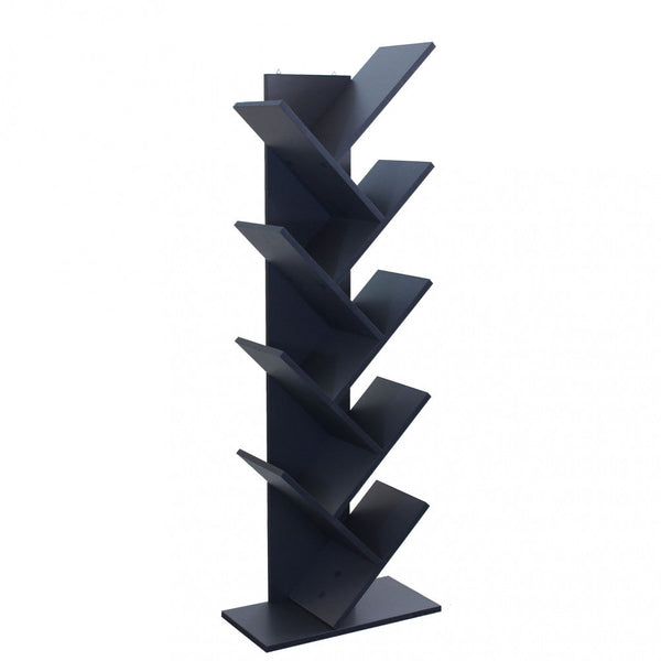 prezzo Bibliothèque Ariane 50x25x141,5 h cm en aggloméré bilaminé Anthracite