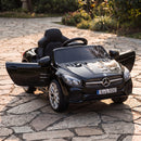 Auto Elettrica per Bambini Licenza Mercedes-Benz 12 V 103x63x44 cm con Telecomando e Sospensioni su 4 Ruote in PP Nero      