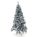 Albero di Natale Artificiale Innevato H240 cm 1116 Rami Sestriere Verde