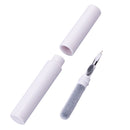 Kit Pulizia Cuffie Auricolari Multifunzione 3 in 1 in ABS e Spugna Kooper  Bianco