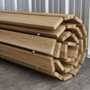Passerella per Giardino Vialetto 120x38 cm in Legno di Abete Arrotolabile       