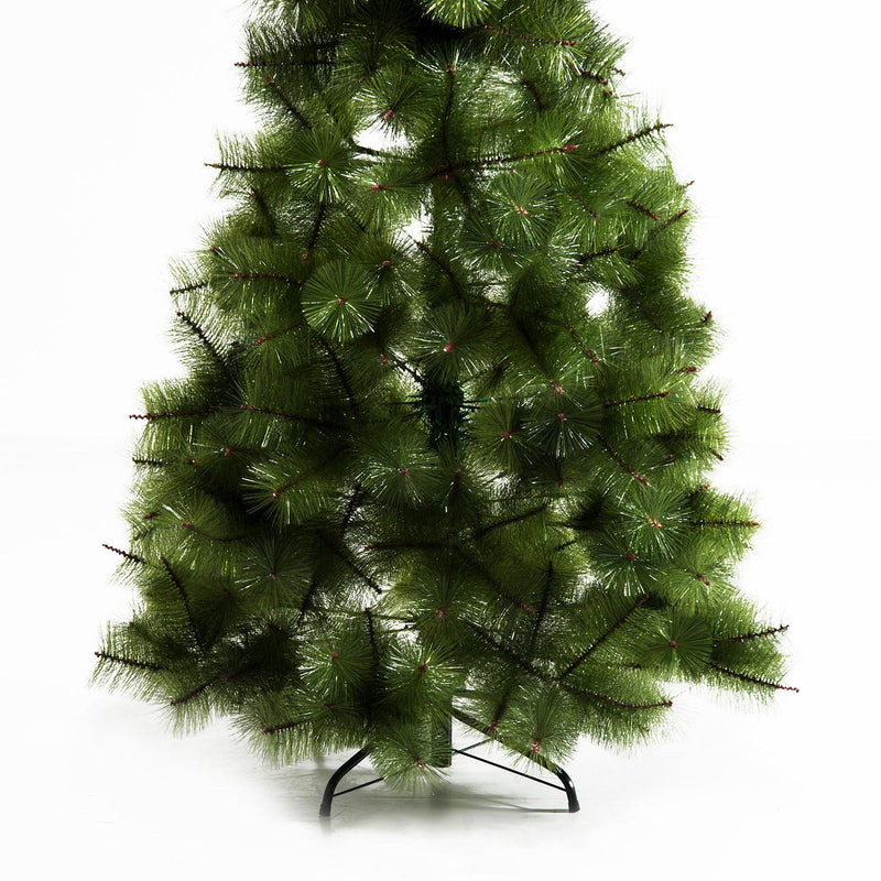 Albero di Natale Artificiale 180 cm 383 Rami e Supporto in Ferro 