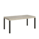  Tavolo Allungabile 200-304x90x77 cm Everyday Premium Cashmere Gambe Antracite