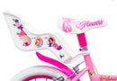 Bicicletta per Bambina 14"" 2 Freni Flowers Rosa
