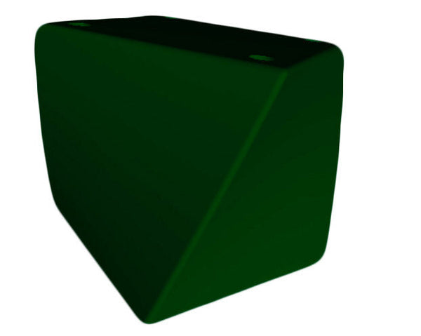 Pouf da Giardino 45x45 cm in Resina Arkema Twisty Pouf Verde Scuro online