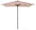 Ombrellone da Giardino 3x3 m Palo Ø48 mm in Alluminio Telo in Poliestere Garden Grigio Chiaro