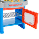 Cucina Giocattolo per Bambini Blu e Grigio 