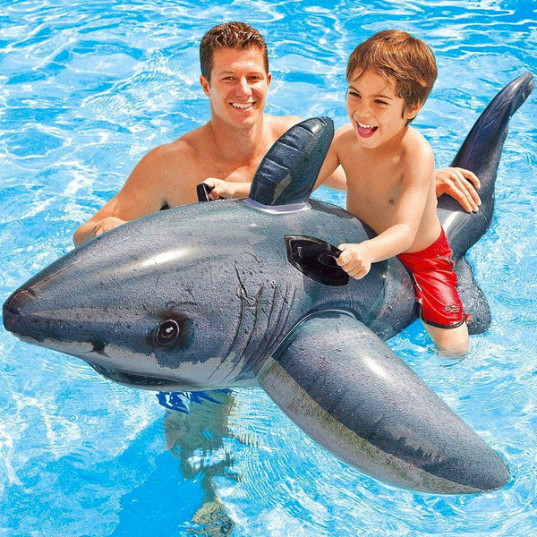 acquista Intex Matelas gonflable à chevaucher en forme de requin pour enfants 173x107 cm