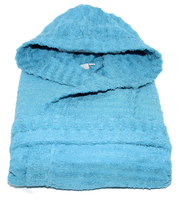 prezzo Peignoir Terry 100% Coton Sally Horizon Pétrole