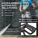 Idropulitrice ad Alta Pressione 1600W 35x28x65 cm con Ugello Regolabile e Kit Pulizia Blu e Nero   