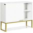 Mobiletto da Bagno 60x20x51 cm in MDF Bianco