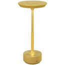 Lampada da Tavolo a LED Senza Filo Touch Ø13x28,5 cm Batteria Ricaricabile Oro
