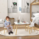 Set Tavolo con 2 Sedie per Bambini Corona Bianco  