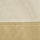 Copertura per Ombrellone 3x3 m Impermeabile Custodia con Cerniera e Laccio Beige    