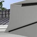 Telo per Ombrellone da Ø295 cm 8 Stecche Palo Centrale o Laterale Resistente all'Acqua Bianco  