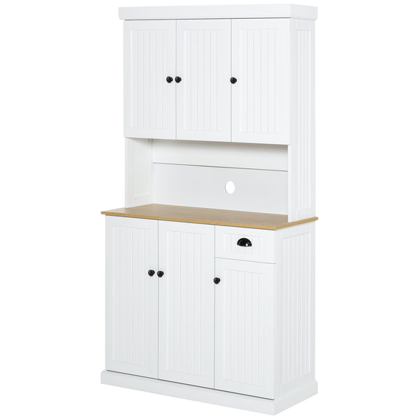 Mobile Dispensa Cucina 101x39x180 cm in Legno Bianco online