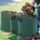 Set 3 Sacchi per Rifiuti da Giardino Ø67x76 cm da 272 L Richiudibili e Riutilizzabili Verde  