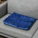 Coperta Reversibile 203x152x0,5 cm in Flanella 330 GSM Blu Scuro