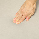 Divano 2 Posti Stile Nordico 138x73x74 cm in Tessuto Effetto Velluto e Legno Crema e Arancione  