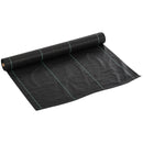 Telo per Pacciamatura 50x1 m in PP Drenante e Traspirante per Orto Serra e Giardino   Nero