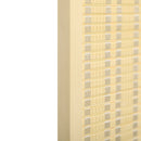 Paravento Separè 4 Pannelli H180 cm in Legno e Bambù Naturale