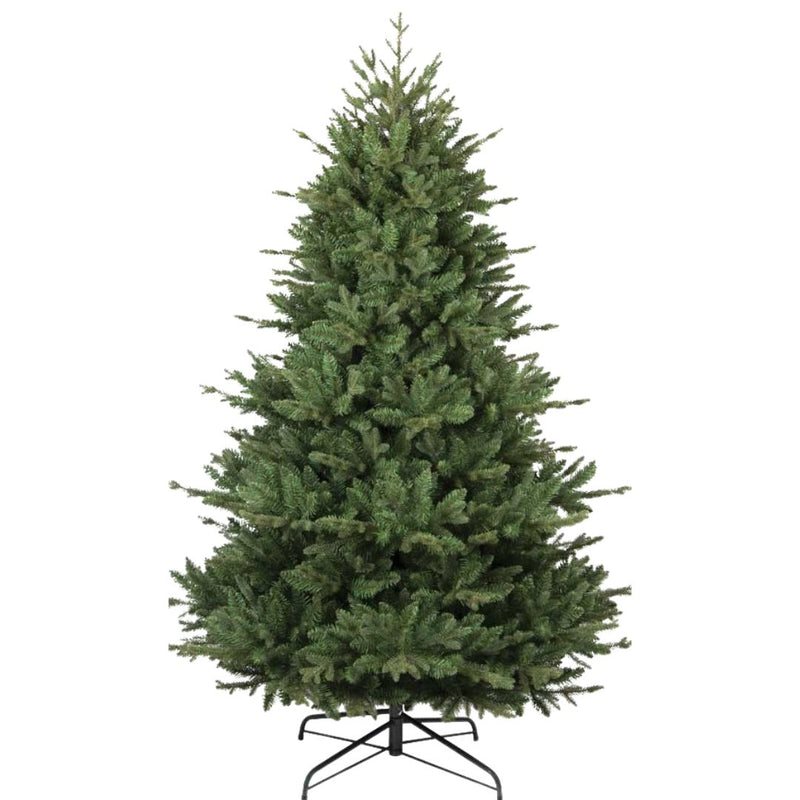 Albero di Natale realistico alto 240 cm con 2488 rami realizzato in PE+PVC di colore verde -1