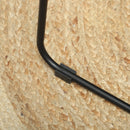 Specchio da Parete o da Terra Autoportante a Figura Intera con Cornice Ondulata in Velluto 160x50 cm Bianco 